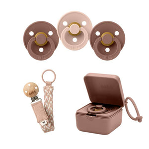BIBS Paket - No4 - Woodchuck/Blush 