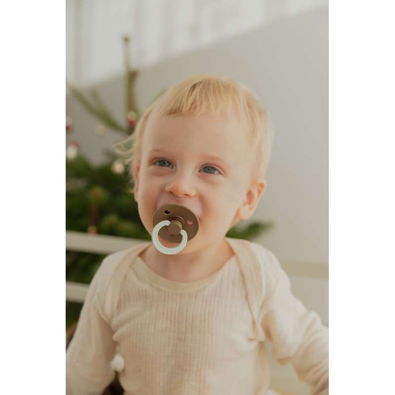 Bibs Rund Colour Napp - bundle - 8 st. - strl. 2 - Sov gott lilla vän - GLOW 