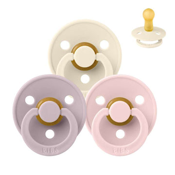 Bibs Rund Colour Napp - bundle - 3 st. - strl. 2 - Mjuk och Skonsam 