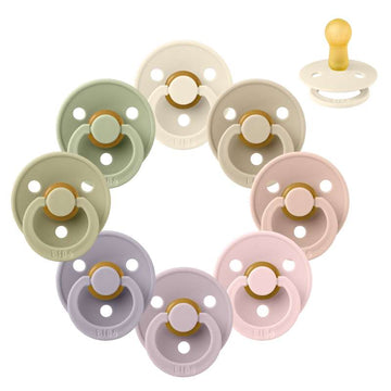 Bibs Rund Colour Napp - bundle - 8 st. - strl. 2 - Vår i Paris 