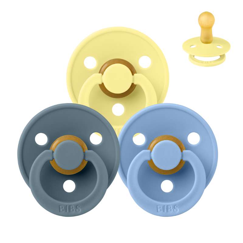 Bibs Rund Colour Napp - bundle - 3 st. - strl. 2 - Sommar vid stranden 
