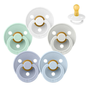 Bibs Rund Colour Napp - bundle - 5 st. - strl. 2 - Vintern kommer 