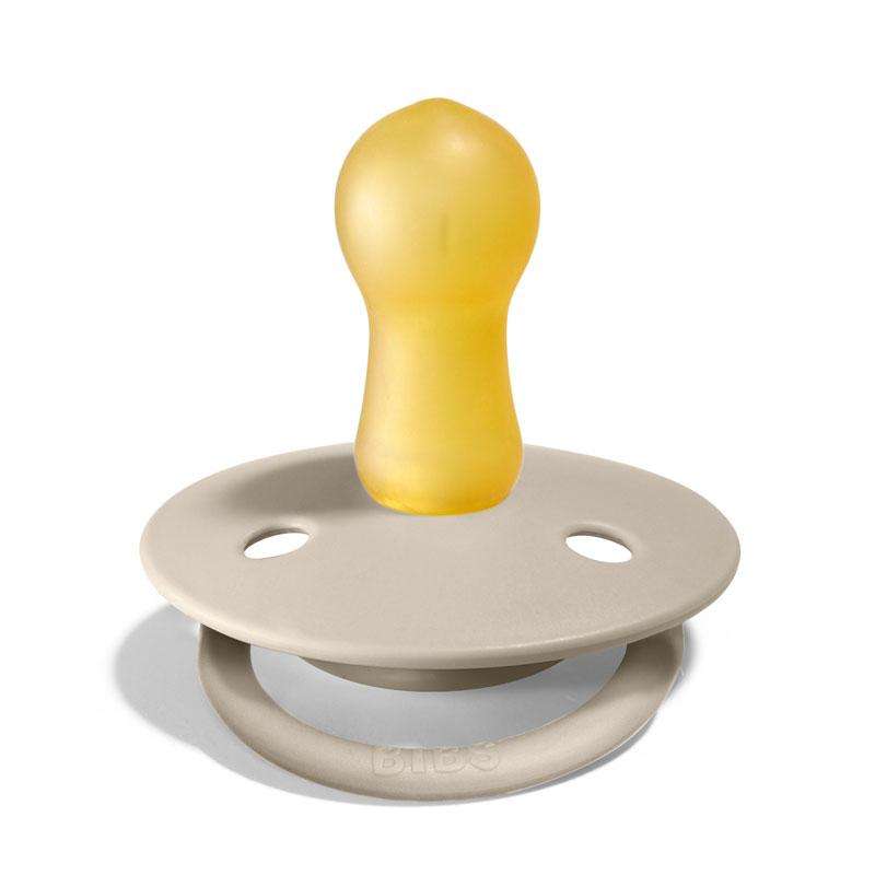 Bibs De Lux Napp - 2-Pack - Onesize - Silikon - Vanilj/Mörk Ek 