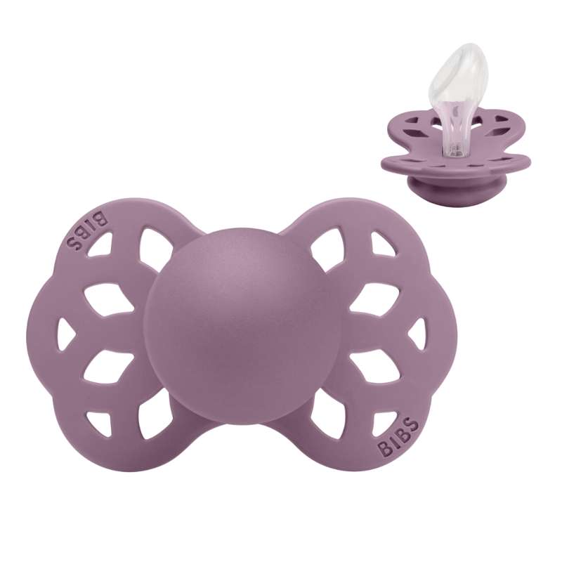 BIBS Anatomisk Infinity Sut - strl. 2 - Silikon - Mauve 
