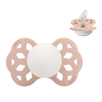 BIBS Anatomisk Infinity Sut - strl. 1 - Silikon - GLOW - Blush 