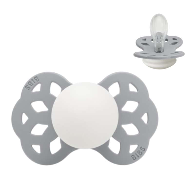 BIBS Symmetrisk Infinity Sut - strl. 2 - Silikon - GLOW - Moln 