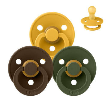 Bibs Rund Colour Napp - bundle - 3 st. - strl. 1 - Autumn Bliss 