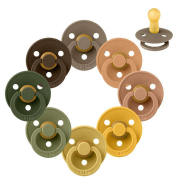 Bibs Rund Colour Napp - bundle - 8 st. - strl. 2 - Höstglädje 