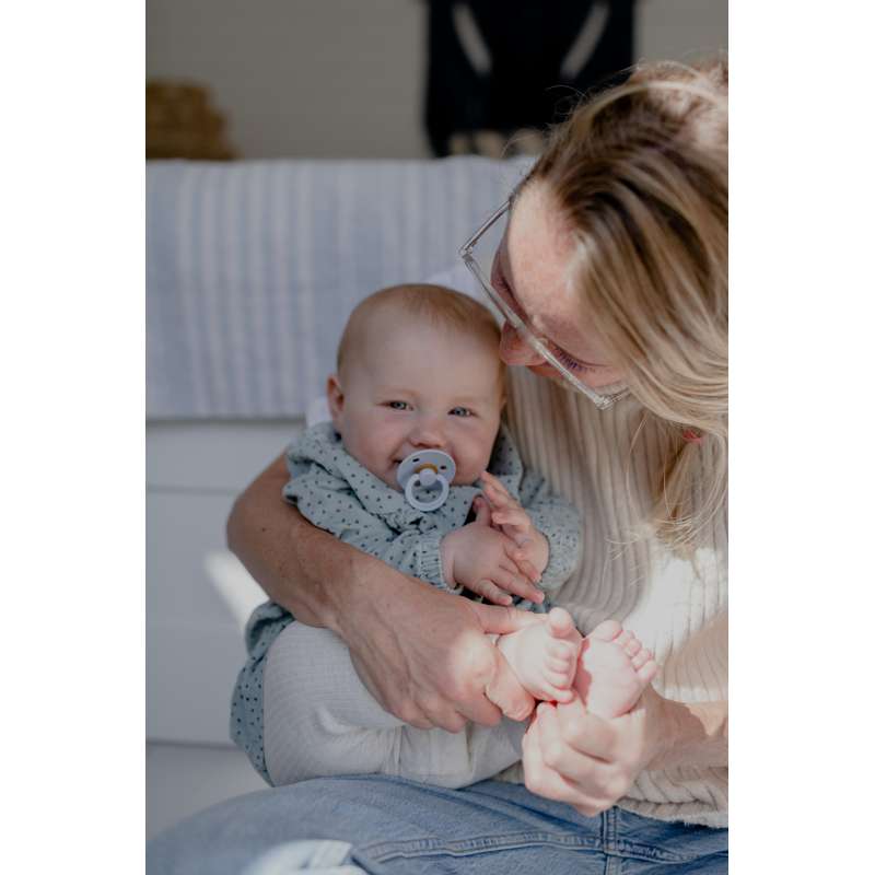 Bibs Rund Colour Napp - bundle - 5 st. - strl. 1 - Blåögd baby 