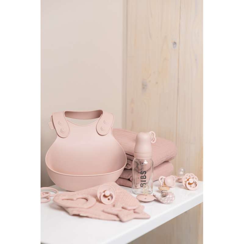 Bibs Rund Colour Napp - bundle - 5 st. - strl. 1 - Blush 