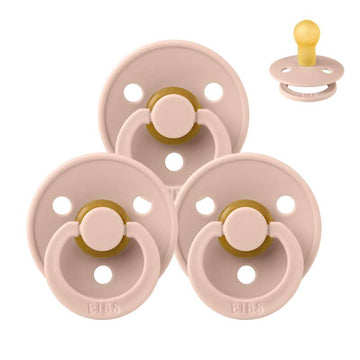 Bibs Rund Colour Napp - bundle - 3 st. - strl. 1 - Blush 