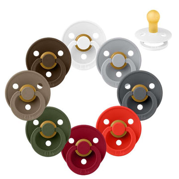 Bibs Rund Colour Napp - bundle - 8 st. - strl. 1 - Julkollektionen 