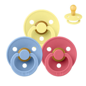 Bibs Rund Colour Napp - bundle - 3 st. - strl. 1 - Colour Splash 