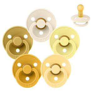 Bibs Rund Colour Napp - bundle - 5 st. - strl. 2 - Låt solen skina in 