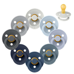 Bibs Rund Colour Napp - bundle - 8 st. - strl. 1 - Ocean Storm 