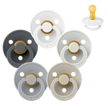 Bibs Rund Colour Napp - bundle - 5 st. - strl. 2 - Regnig dag 
