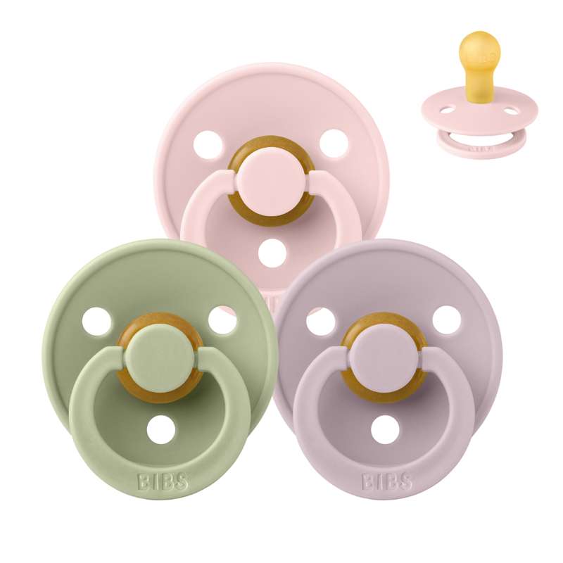 Bibs Rund Colour Napp - bundle - 3 st. - strl. 1 - Vår i Paris 