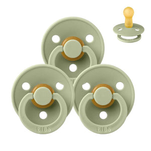 Bibs Rund Colour Napp - bundle - 3 st. - strl. 2 - Salvia 