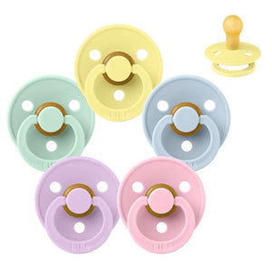 Bibs Rund Colour Napp - bundle - 5 st. - strl. 1 - Vårbreak 