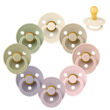 Bibs Rund Colour Napp - bundle - 8 st. - strl. 1 - Vår i Paris 