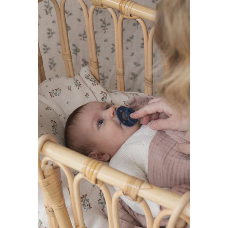 Bibs Rund Colour Napp - bundle - 8 st. - strl. 2 - Stålblå 