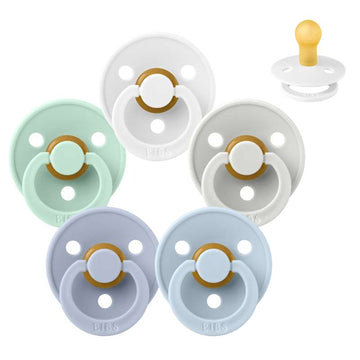 Bibs Rund Colour Napp - bundle - 5 st. - strl. 1 - Vintern kommer 