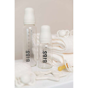 BIBS Bottle - Komplett Nappflaska Set - Liten - 110 ml. - Ivory