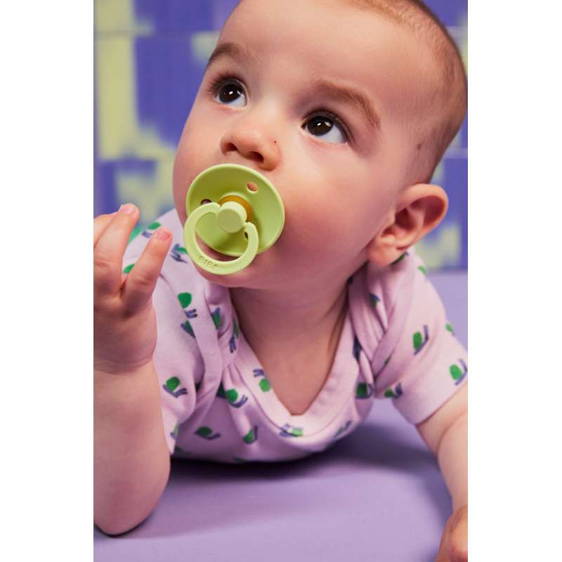 BIBS Rund Colour Sut - Sampak - 8 stk. - Str. 2 - Lovely Lime