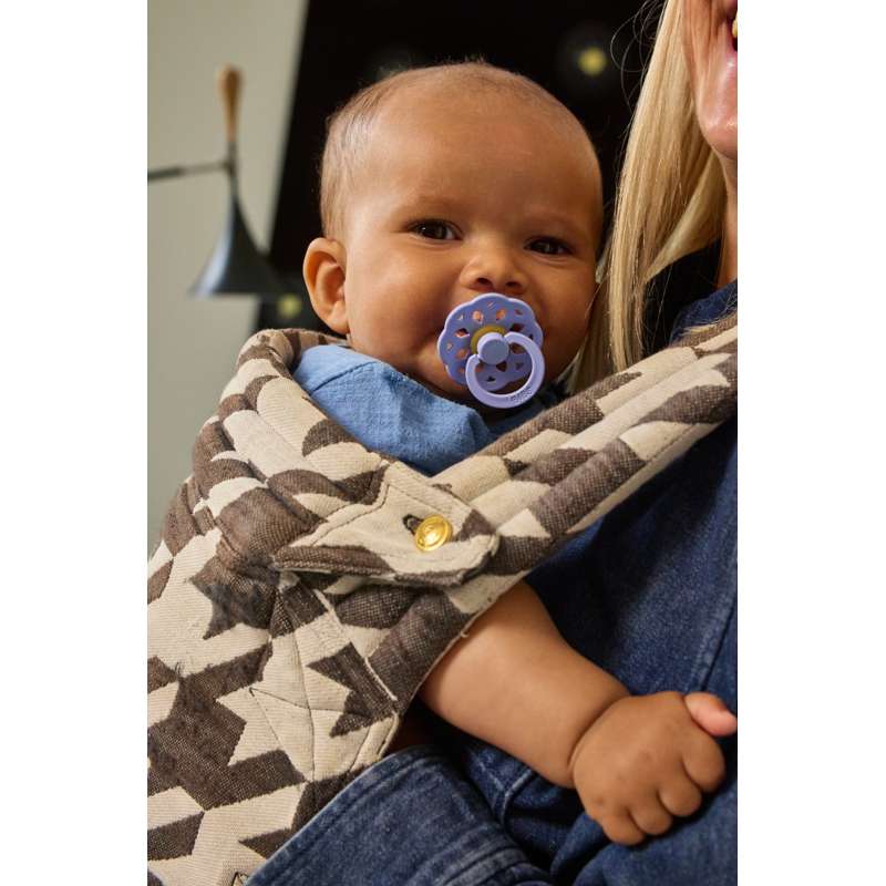 BIBS Rund Boheme napp - strl. 2 - naturgummi - Peri 