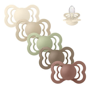 Bibs Supreme Napp - bundle - 5 st. - strl. 2 - Mjuk höst 