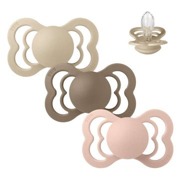 Bibs Supreme Napp - bundle - 3 st. - strl. 2 - Mjuk och jordnära 