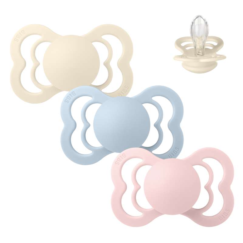 Bibs Supreme Napp - bundle - 3 st. - strl. 2 - The Babyshower Collection 