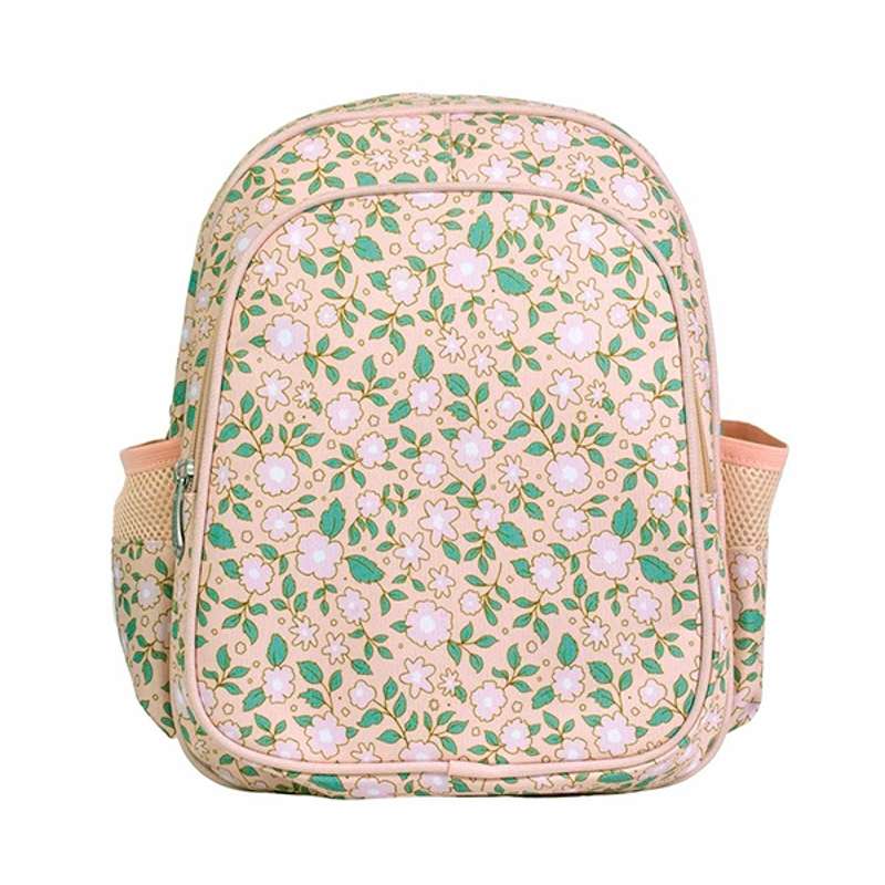 A Little Lovely Company Ryggsäck m. kylfack - Blossoms - Ljus Rosa 