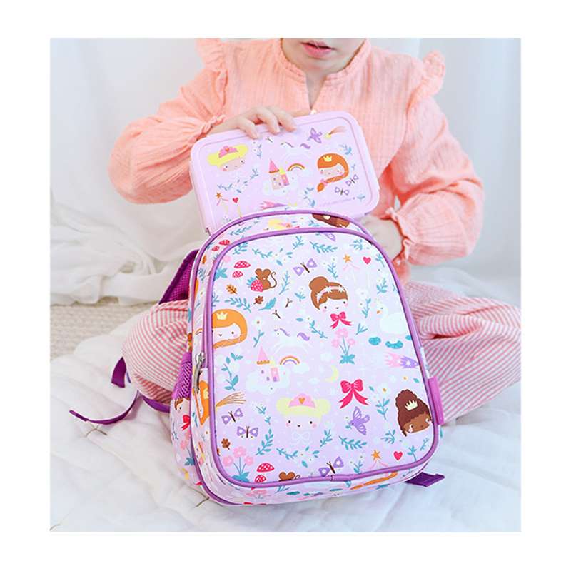 A Little Lovely Company Ryggsäck m. kylfack - Princesses 