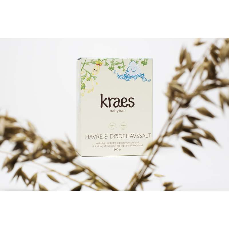 KRAES Babybad m. Havre och Kokos - 200g 