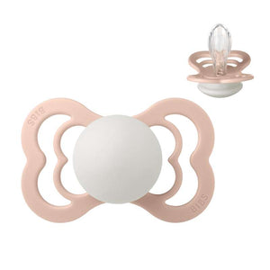 Bibs Supreme Napp - strl. 2 - Silikon - GLOW - Blush 