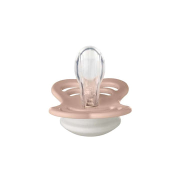 Bibs Supreme Napp - strl. 1 - Silikon - GLOW - Blush 