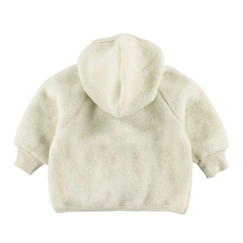 Engel Natur Cardigan/Jacka med huva - Naturlig 