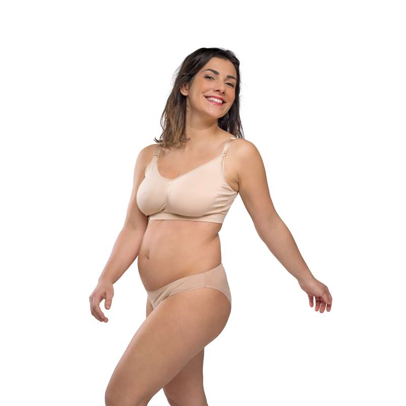 Carriwell Original Graviditets- och Amnings-BH - 2-pack - GRS - Beige/Svart 