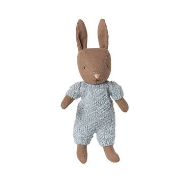 Maileg Hare - Mikro - Brun - Blå 