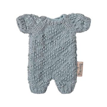 Maileg Stickad Dräkt - Micro - Blå 