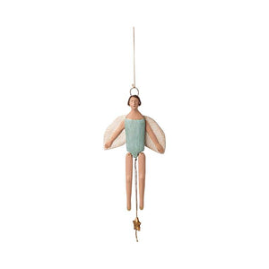 Maileg Ängel Sprattlemann m. Gloria - Medium - Ljus Mint 