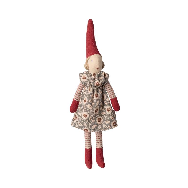 Maileg Nisse - strl. 1 - Flicka - Vinter Mint Klänning 