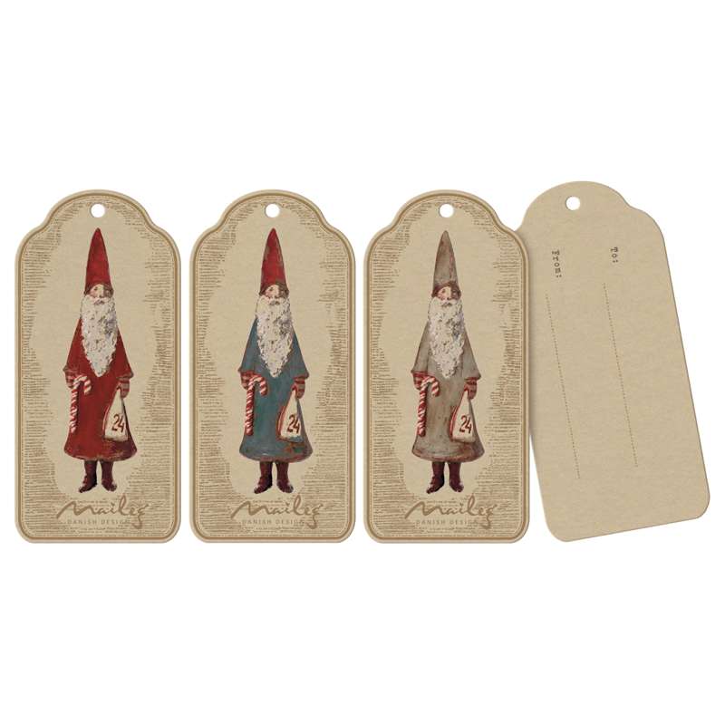 Maileg Gåvomerker - Nicolaus - 12 st. 