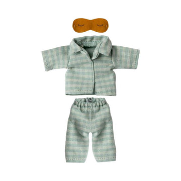 Maileg Pyjamas - Far Mus - Mint/Sand 