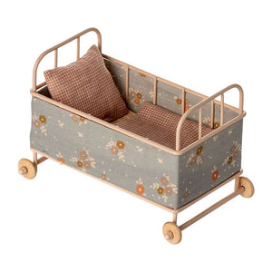 Maileg Spjälsäng - Miniatyr - Puder