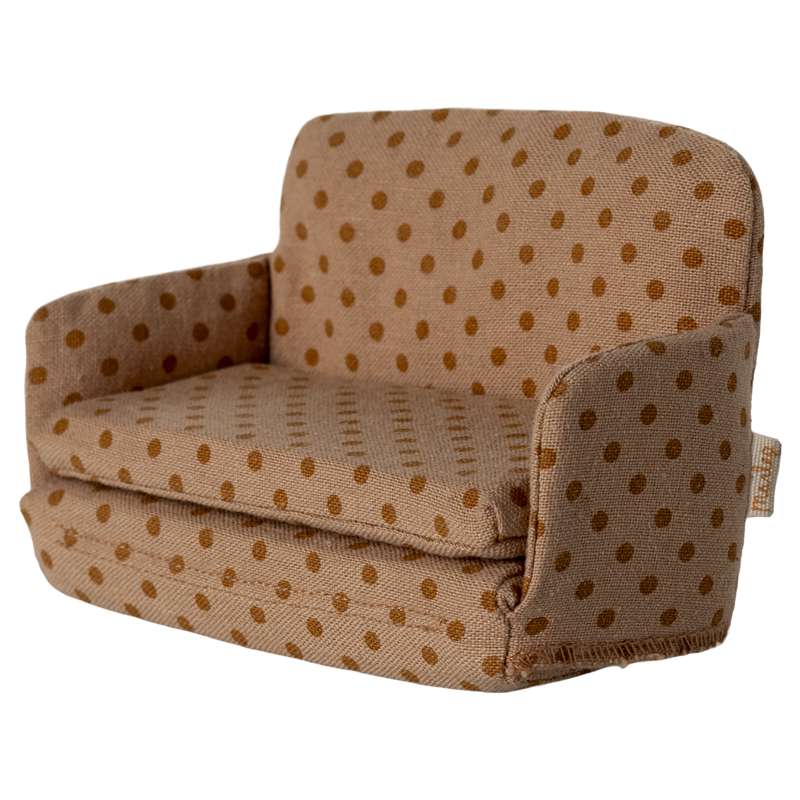 Maileg Soffa Säng - Mus - Prickar 