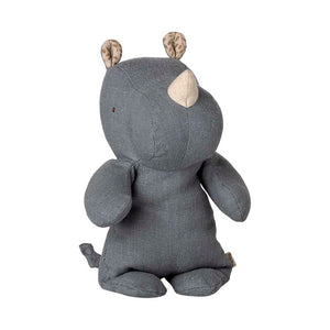 Maileg Safari Vänner - Noshörning - Liten - Stövet Blå 