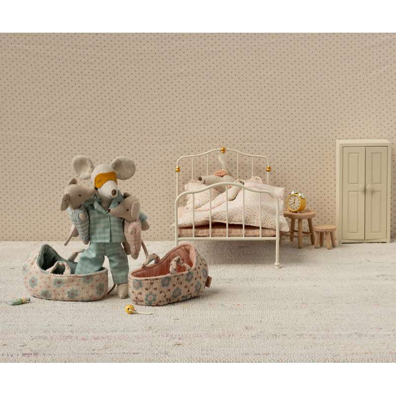 Maileg Babymus i Babylift - Rosa 