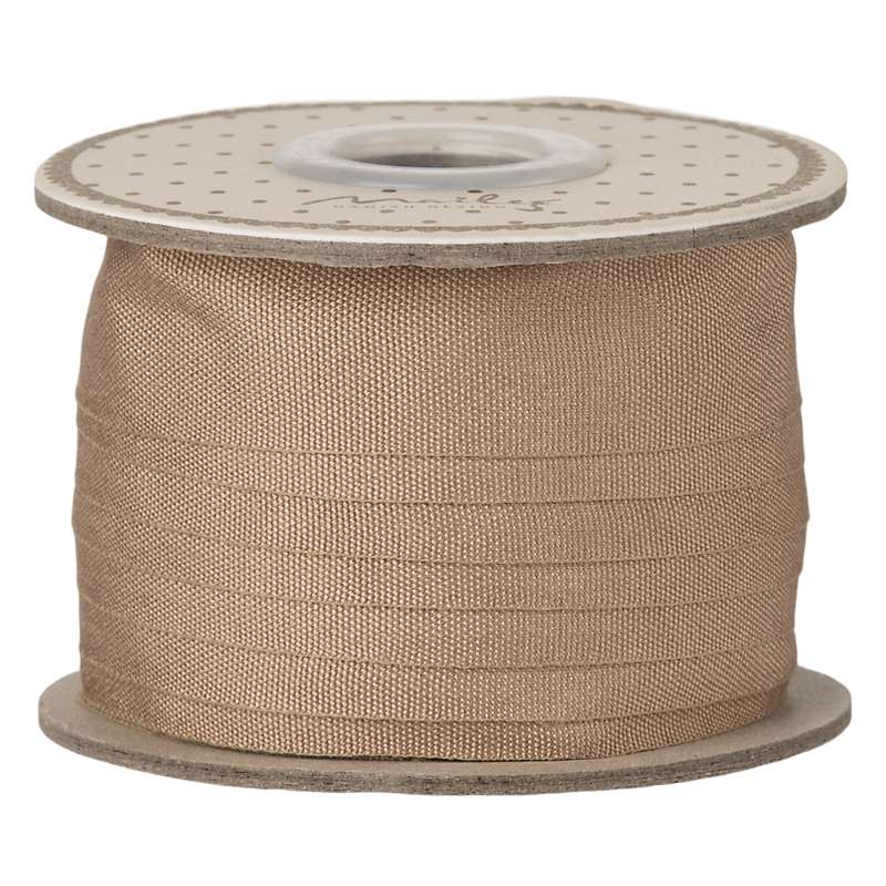 Maileg Band - 18 mm - 10m - Varm Brun 